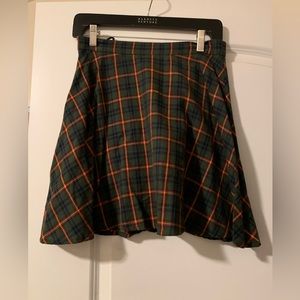 Plaid mini skirt - Medium